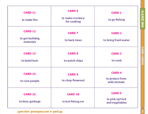 Урок 6: Lost at Sea — The Cards